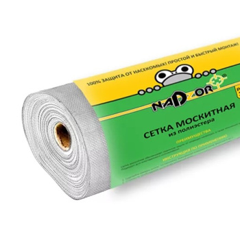 Сетка москитная шир.1,0м, рулон 30м Белая MSN030RW "Nadzor" *30/120