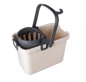 Ведро д/мытья пола пластм. со вставкой для Отжима  9,5л прямоуг."Smart" арт.34810 "Полимербыт" *1/9