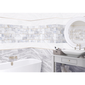 Плитка 60х20 см настенная 1.26 м² Alma Ceramica Allure, белый