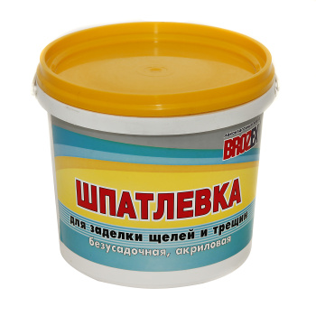 Шпатлевка безусадочная для трещин и щелей 3 кг BROZEX