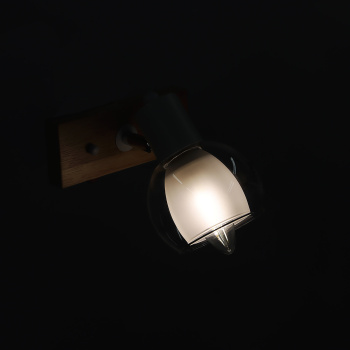 Светильник настенный (спот) N5105/1 WT+WOOD Е27 6*40Вт ( l=170;w=100;h=170)  VERNER LIGHTING *1 Светильник настенный (спот) N5105/1 WT+WOOD Е27 6*40Вт ( l=170;w=100;h=170)  VERNER LIGHTING *1