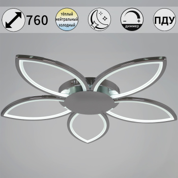 Люстра 09877-0.3-05 CR LED 3000-6200К S=24м2 *1 Люстра 09877-0.3-05 CR LED 3000-6200К S=24м2 *1