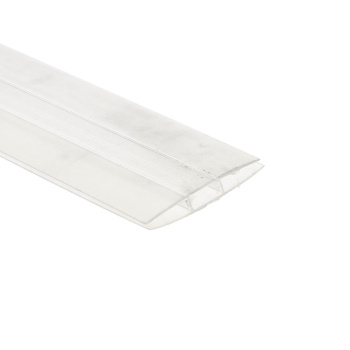 Профиль 6 м соединительный, для поликарбоната 4 мм, неразъемный, прозрачный