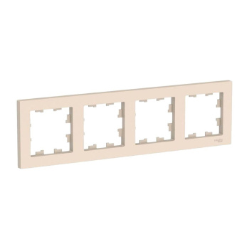 Рамка 4-м ATLAS DESIGN универс. беж. SchE ATN000204