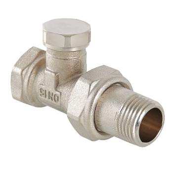 Клапан радиаторный запорный прямой 1/2"(Ø15) М/П VALTEC VT.020.N *1/10 Клапан радиаторный запорный прямой 1/2"(Ø15) М/П VALTEC VT.020.N *1/10