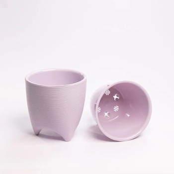 Кашпо пластм. "Де Коста" 2,25л d верха 160мм h160мм со вставкой Сиреневый ДК16-25 *1/10 Кашпо пластм. "Де Коста" 2,25л d верха 160мм h160мм со вставкой Сиреневый ДК16-25 *1/10