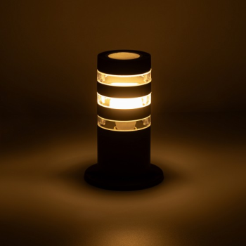 Светильник садово-парковый НТУ "Адрия" стойка h.210мм 30Вт Е27 IP54 черный ЭРА Б0069597 *1/12