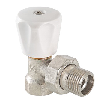 Клапан радиаторный регулирующий угловой 3/4"(Ø15) М/П VALTEC VT.007.LN *1/6
