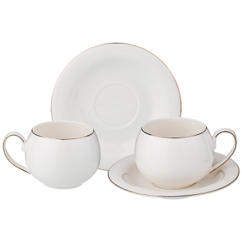 Набор чайный Арти-М фарфоровый 200мл жасминовый (уп. 4шт)