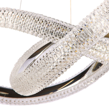 Люстра 9233/96W Chrome 450 мм 3 реж., пульт S=16м2 VERNER LIGHTING *1