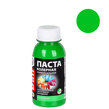 Колер паста зеленое яблоко 0,1 кг ДАЛИ *8/48