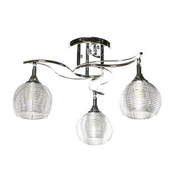 Люстра Verner Lighting Шарм К0593/3, 60 Вт, E27, 3 лампы, хром