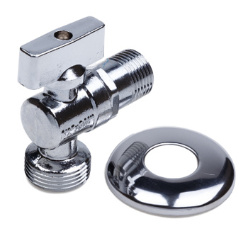 Кран шаровый для бытовой техники угловой 1/2"(Ø15)х3/4"(Ø20) П/П AQUALINK(03970)*1/10/100