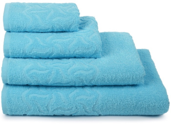 Полотенце махровое 50*90см Радуга цв.15-4615 бирюза ПД-2601-04352 *5/60