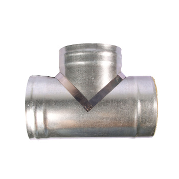 Тройник-сэндвич 90* d.115х200 нерж/оцин 0,5мм/0,5мм AISI 439 *1