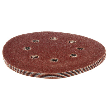Круг шлифовальный на липучке 125мм  Р80 8 отверстий (5шт) (558006) VIRA *1
