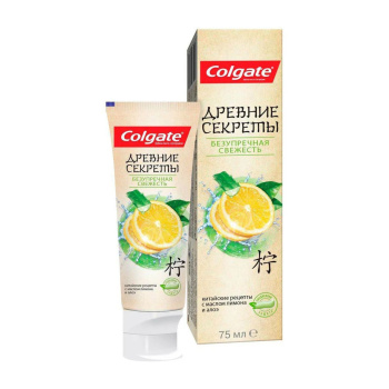 яяяЗ/паста COLGATE Древние секреты Безупречная свежесть 75мл *1