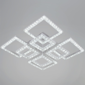 Люстра 88120-0.3-4+4C WH LED 3000-6500К 176W ПДУ ПДУ+диммер S=32м2 *1 Люстра 88120-0.3-4+4C WH LED 3000-6500К 176W ПДУ ПДУ+диммер S=32м2 *1