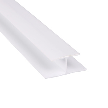 Профиль ПВХ для панелей МДФ соединительный 3мм*2,44м белый 058 112  *130