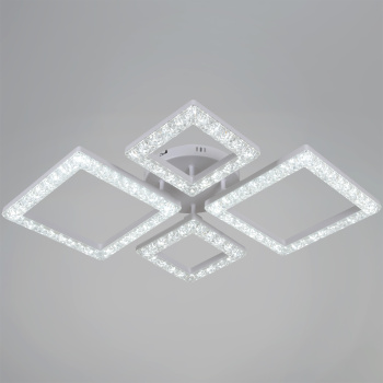 Люстра 88120-0.3-2+2C WH LED 3000-6500К 88W ПДУ ПДУ+диммер S=16м2 *1 Люстра 88120-0.3-2+2C WH LED 3000-6500К 88W ПДУ ПДУ+диммер S=16м2 *1