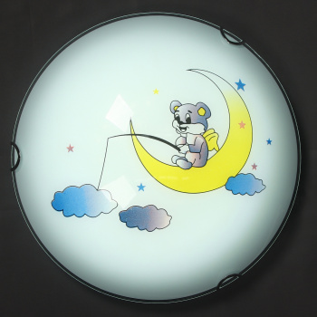 Светильник светодиодный стекло FX3059/12'' LED 12Вт (h=90, диам 300 ) 8кв.м. *1