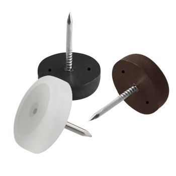 Подпятник мебельный прозрачный гвоздь комлект 10шт. М1401ф *10