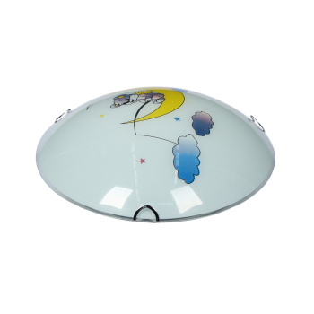 Светильник светодиодный стекло FX3059/12'' LED 12Вт (h=90, диам 300 ) 8кв.м. *1