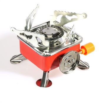 Плита газовая портативная, к баллону, с цанговым захватом 12х12х10см ЧИНГИСХАН