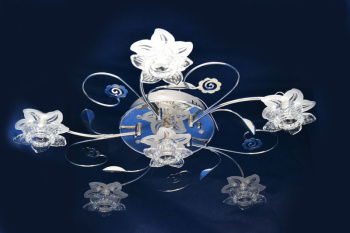 Люстра VERNER LIGHTING Y0225/6, G4, 6 ламп, 20 Вт, цвет хром