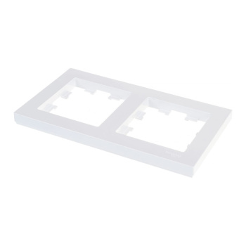 яяяРамка 2-м ATLAS DESIGN белая SchE ATN000102