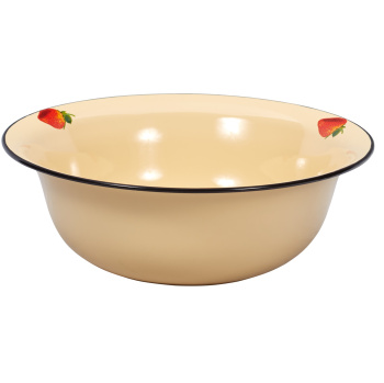 Таз эмалированный 16,0л d490мм с Деколью С-3026/5 *1/4