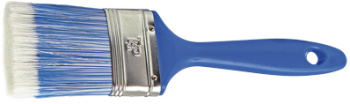 Кисть плоская  КФ-2,5 "Лазурит" (арт.0101215/0111424)  63мм пласт.ручк.искусст.щетина *12/480