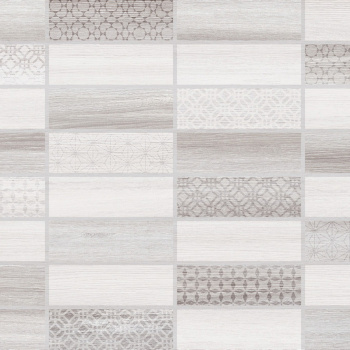 Плитка 40х27.5 см настенная 1.65 м² Керамин Нидвуд, серый, пэчворк