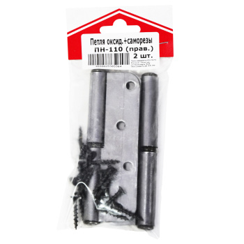 Петля оксид.ПН-110 правая (комплект 2 шт+саморезы) ДомоСтрой *1/50