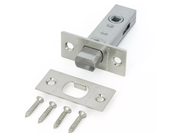 Задвижка дверная врезная д/дерев.дверей НИКЕЛЬ матовый 101 SN ПАЛЛАДИУМ *1/20/100