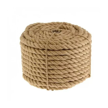 Веревка джутовая d19мм дл.10м крученая арт.10112 ("Сибшнур") *1/6