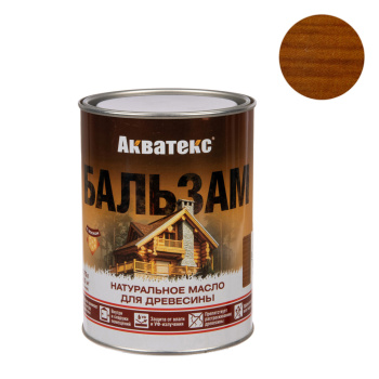 Акватекс-бальзам (натуральное масло д/древесины) тик 0,75 л *1/6/576