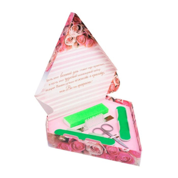 яяяПодарочный набор "маникюрный" в коробке-бриллиант "Для любимой мамы" 2677043