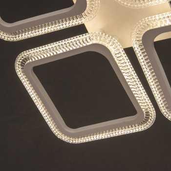 Люстра 09838-0.3-04 WH LED 3000-6200К ПДУ S=16м2 *1 Люстра 09838-0.3-04 WH LED 3000-6200К ПДУ S=16м2 *1