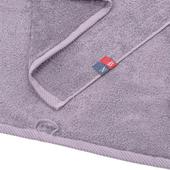 Полотенце махровое 50*90см Буржуа Нуво серый Lavander Grey 500гр/м2 Василиса *1