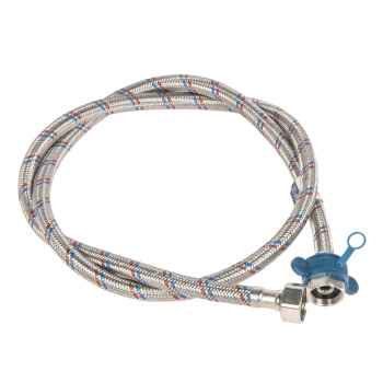 Шланг соединительный 120 см ММ стальная гайка CTM CWFHF120 *10/80