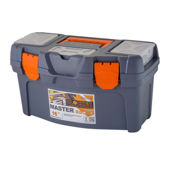 Ящик д/инструмента пластм. "Blocker Master 16" серо-свинцовый/оранжевый BR6004СРСВЦОР *1*/8