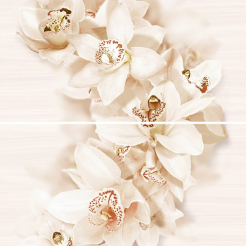 Панно из плиток Global Tile Aroma, 45х50 см, бежевый, 2 плитки