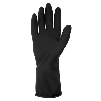Перчатки латексные Кислото-Щелоче-Стойкие КЩС-2 Черные 1пара р-р "XL" KCS2-31 "А.Д.М." *1/60