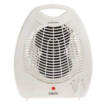 Тепловентилятор 2000 Вт Oasis SD-20R, спираль, 3 режима, защита от перегрева, 20 м²
