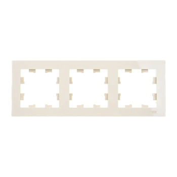 Рамка 3-м ATLAS DESIGN универс. беж. SchE ATN000203