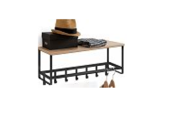 Полка настенная с крючками и штангой Overtop *1