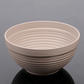 Кашпо пластм. "Парма" 1,3л d верха170мм h205мм Беж.фраппе "5plast.ru" *1/26