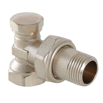 Клапан радиаторный запорный угловой 1/2"(Ø15) М/П VALTEC VT.019.N *1/10