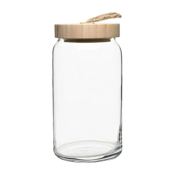 Банка для продуктов стекло "Вуди" 1,13л дерев.крышка 43593 "Pasabahce" *1/6 Банка для продуктов стекло "Вуди" 1,13л дерев.крышка 43593 "Pasabahce" *1/6